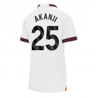 Camisa de time de futebol Manchester City Manuel Akanji #25 Replicas 2º Equipamento Feminina 2023-24 Manga Curta